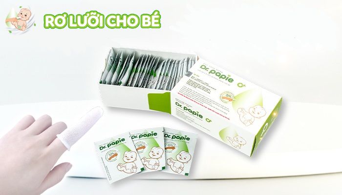 Gạc răng miệng Dr.Papie là lựa chọn phù hợp cho trẻ bị nấm lưỡi lâu ngày không khỏi