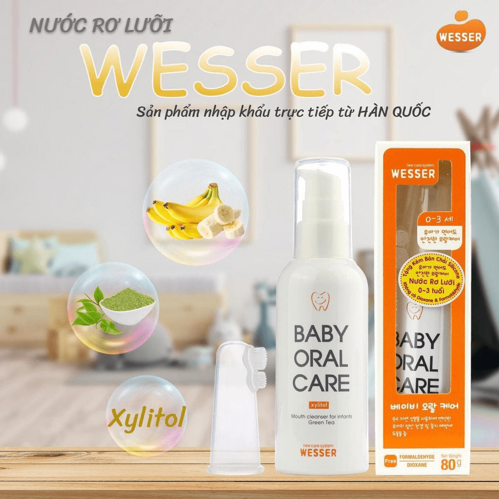 nước rơ lưỡi wesser